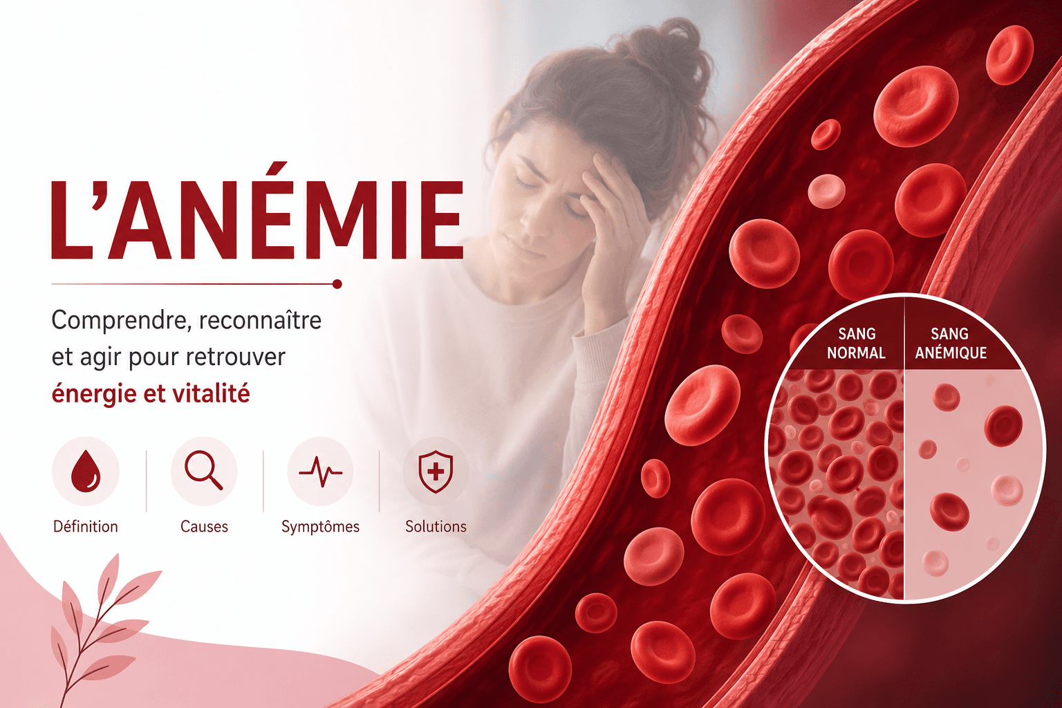 Anémie ferriptive : symptômes, causes